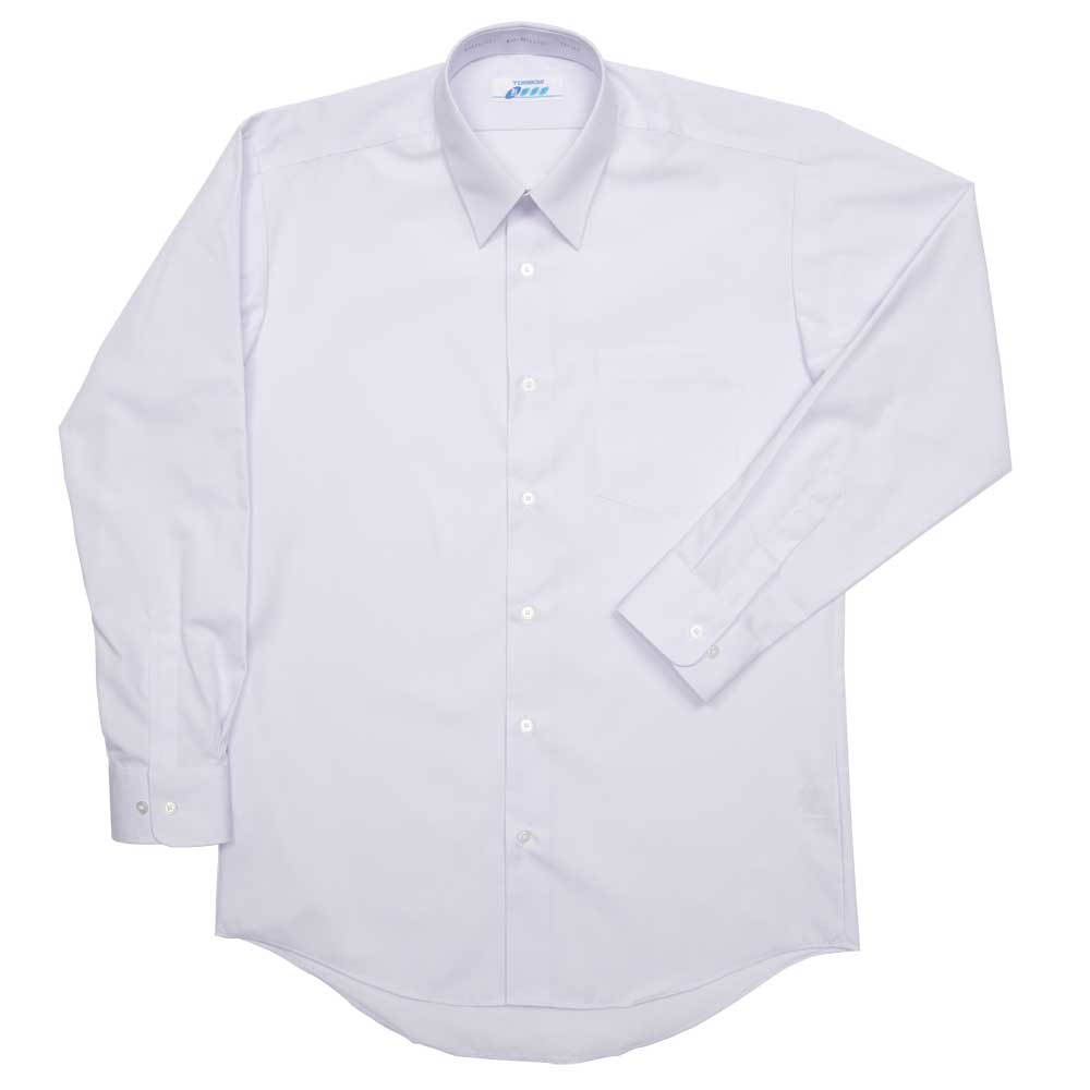 5A835-01　形態安定角襟レギュラーシャツ（男子長袖）(HS)