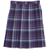 秘めた恋の物語 紫紺大柄チェックスリーシーズンスカート